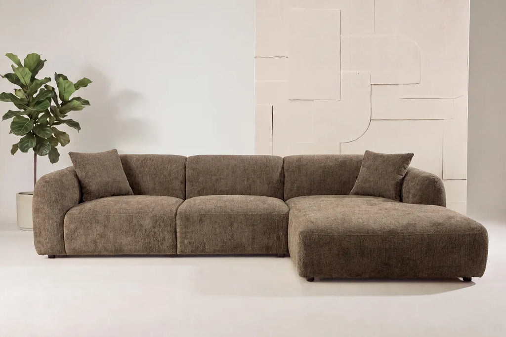 Leia Schäslongsoffa – Brun