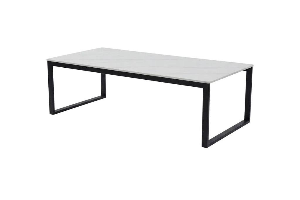 Estelle Soffbord 120x60 – Vit Marmor