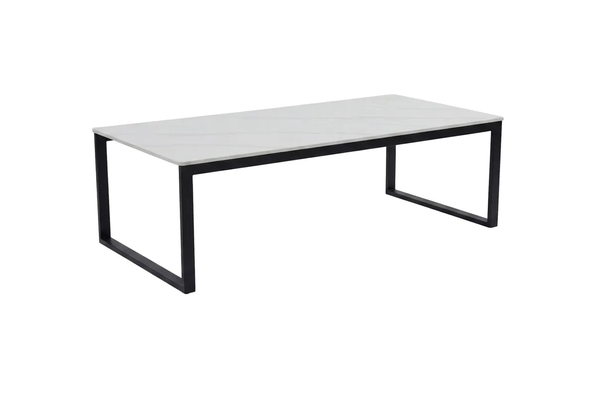 Estelle Soffbord 120x60 – Vit Marmor
