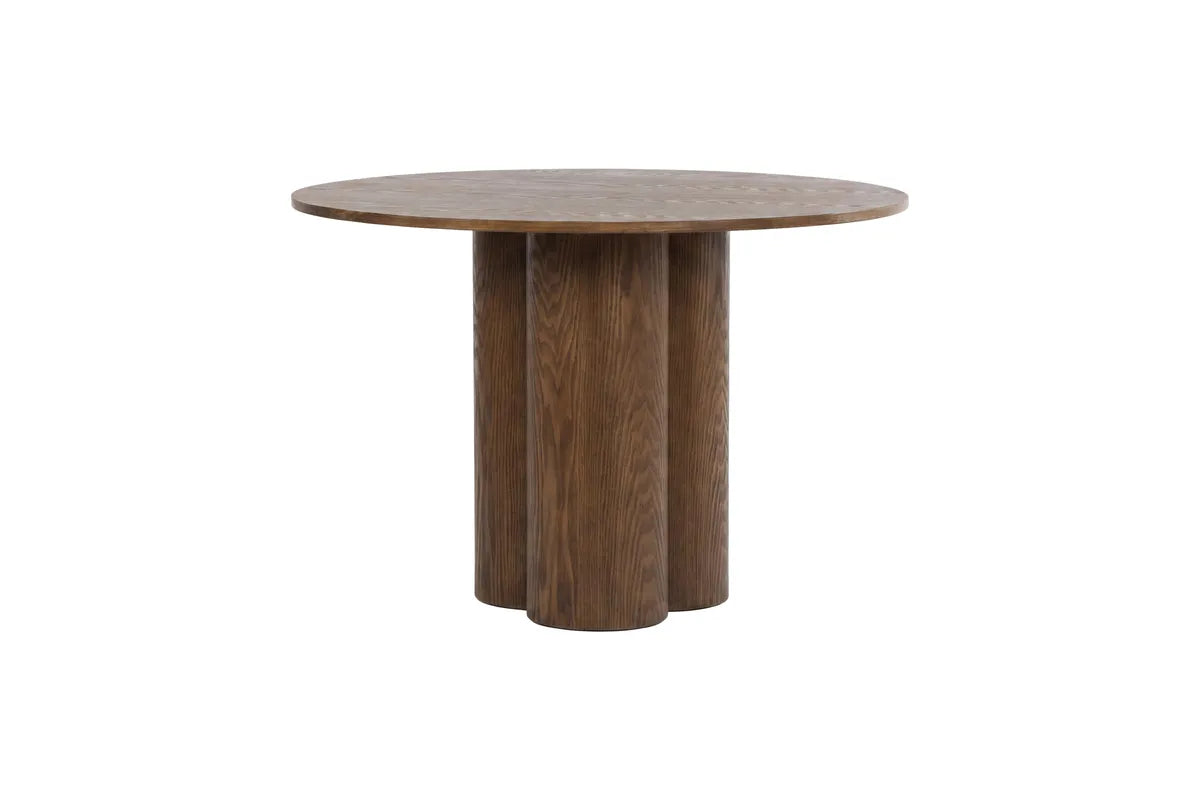 Olivia Runt Matbord – Mocca Ø110