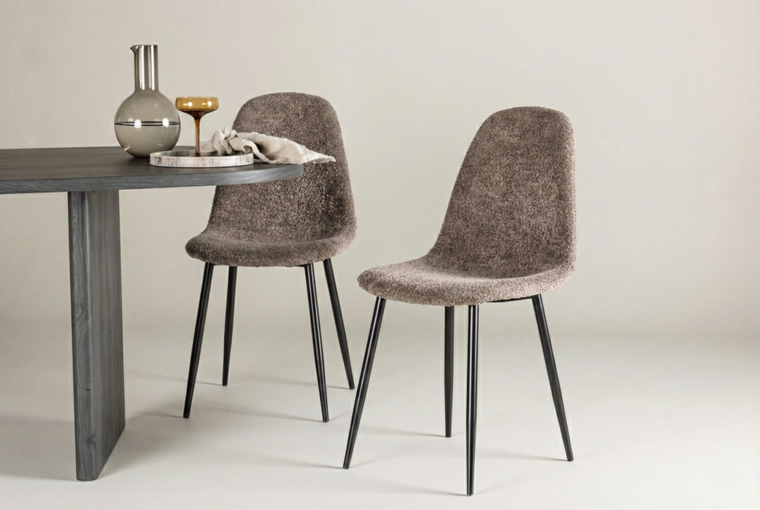 Polar Matstolar 2-pack Grå