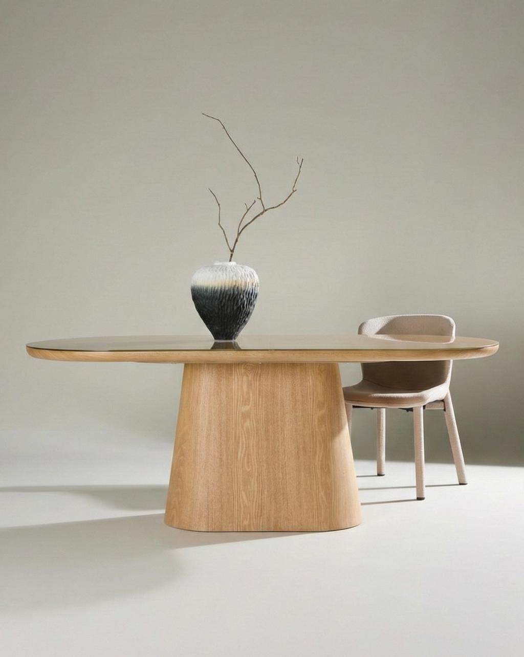 Castor Ovala Matbord 200 x 90 Natur