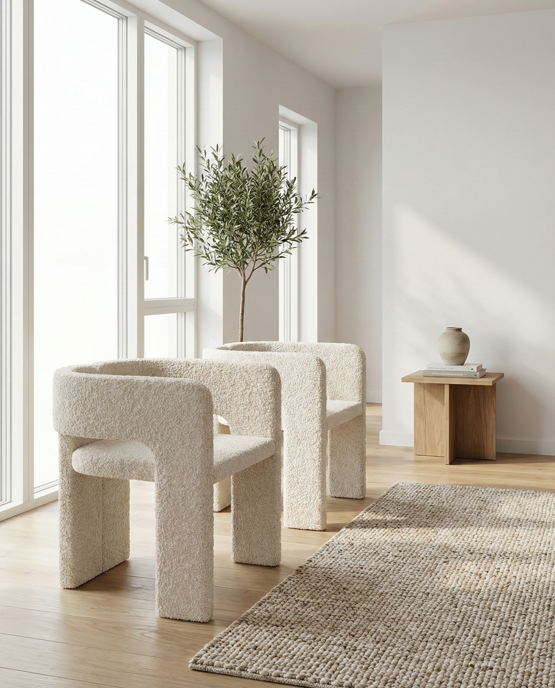 2-pack Kristin Matstolar Vit