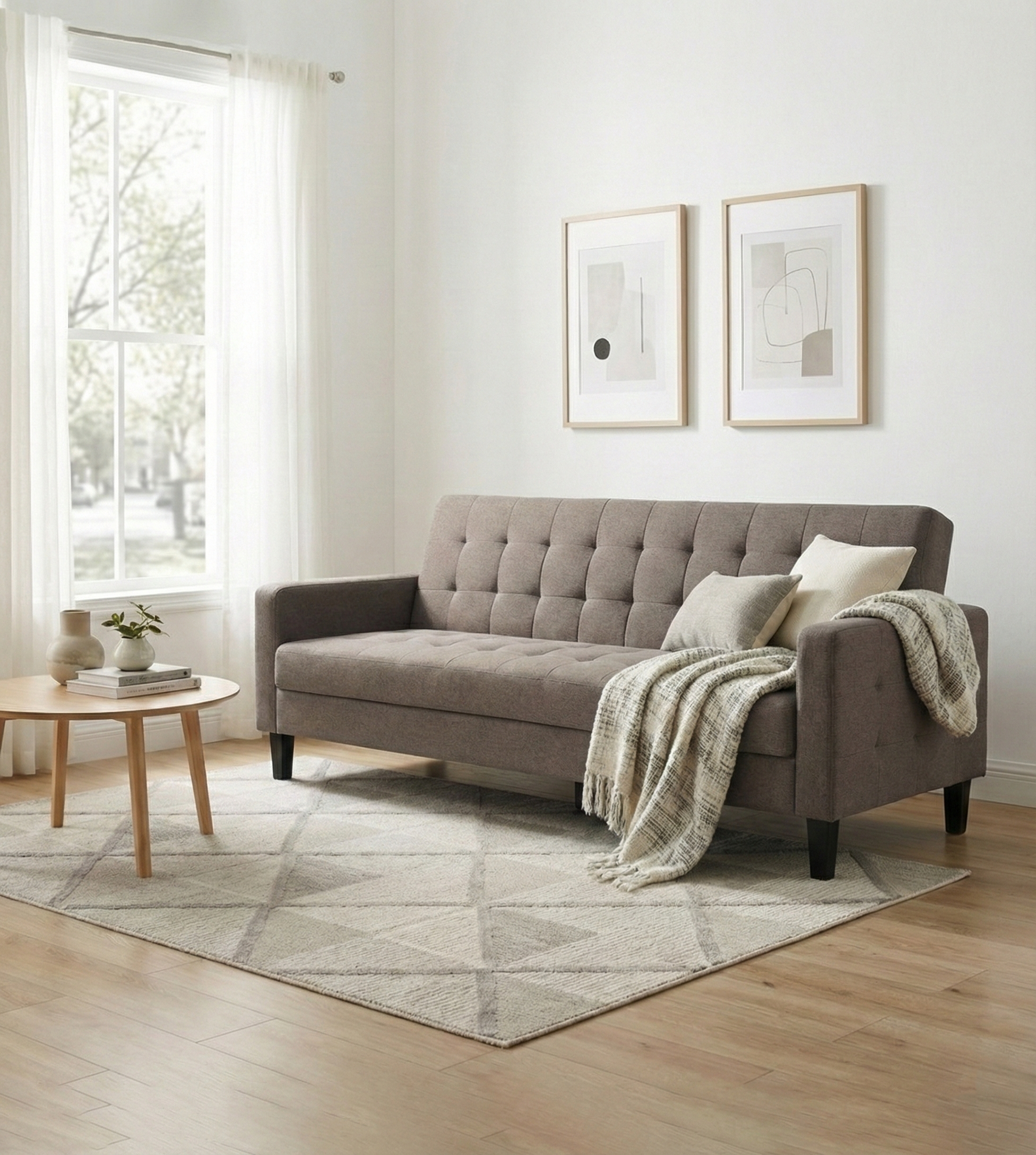 Milton Bäddsoffa – Brun